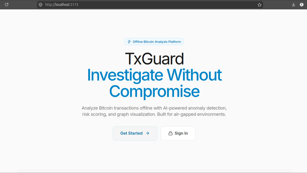 TxGuard - bitcoin solana traffic analyzer